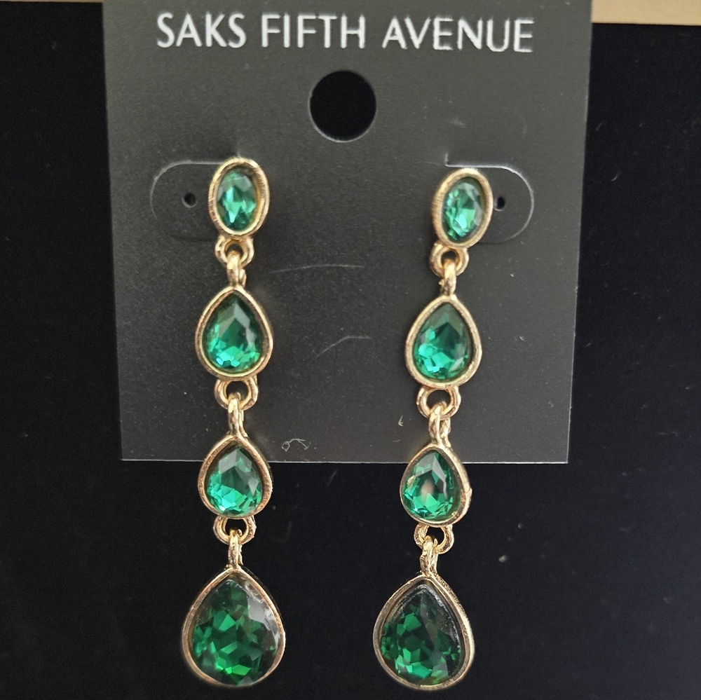 Saks Fifth Avenue Teardrop Dangle Earrings